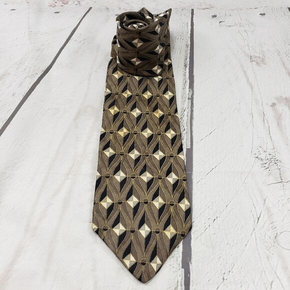 Gianfranco Ruffin Italy Tie Necktie 100% Silk - Picture 1 of 4